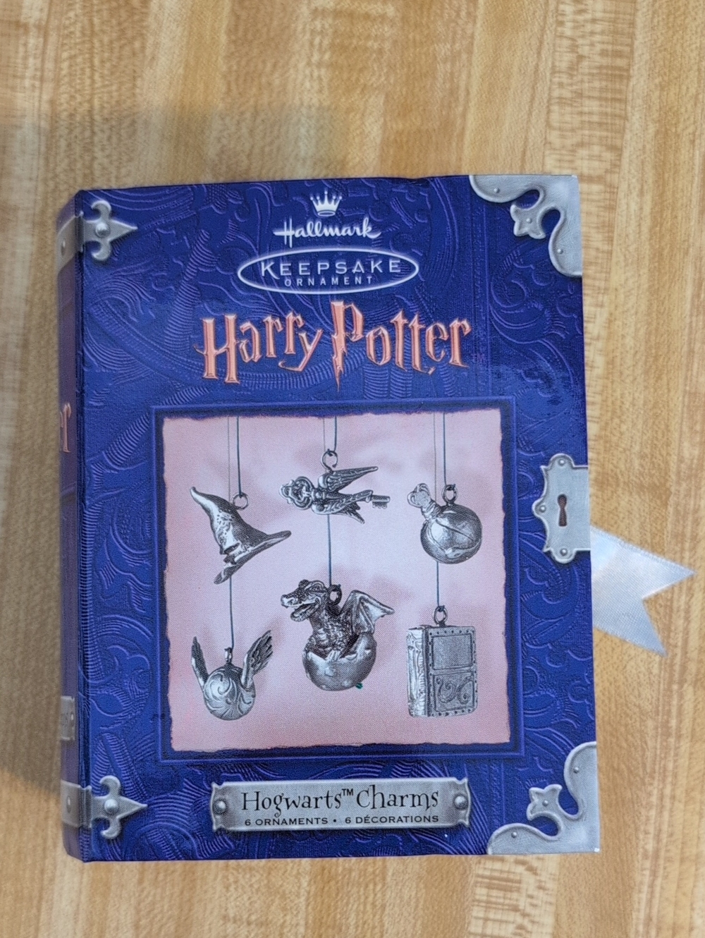 Hallmark Keepsake Harry Potter Hogwarts Charms Ornament Set - Blue